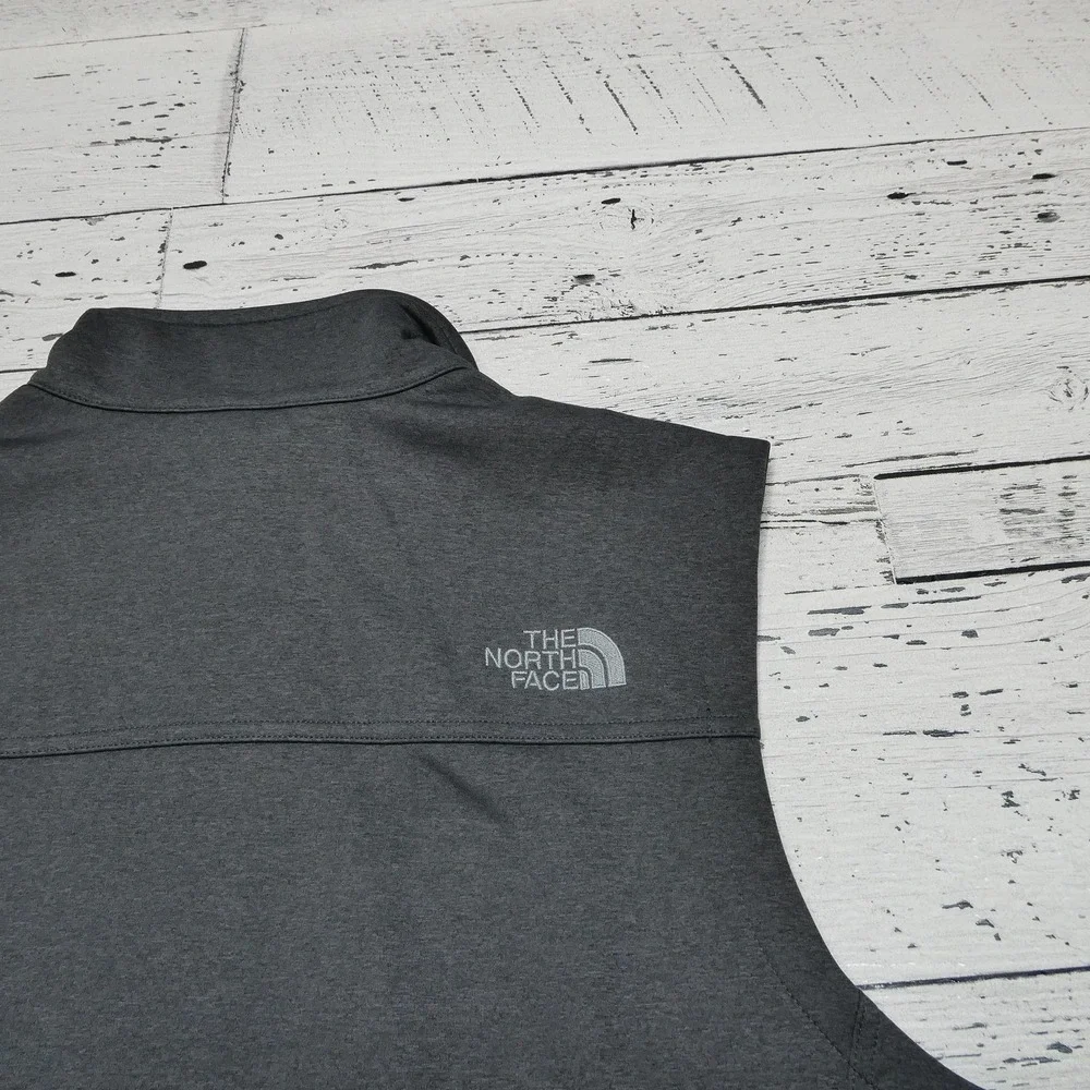 The North Face Ridgewall Soft Shell Vest Mens Large Dark Grey WindWall NF0A3LGZ